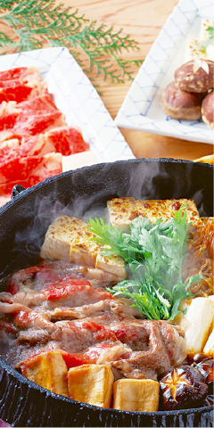 すき焼きのコース